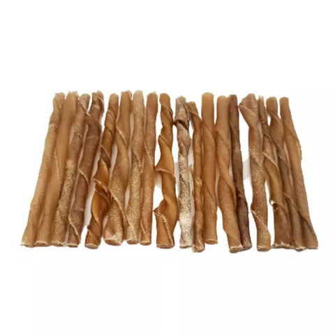 Thin twisted beef collagen stick (10)