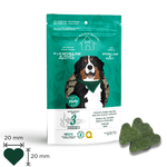 gâterie hypoallergénique pour chien à la spiruline & à la menthe